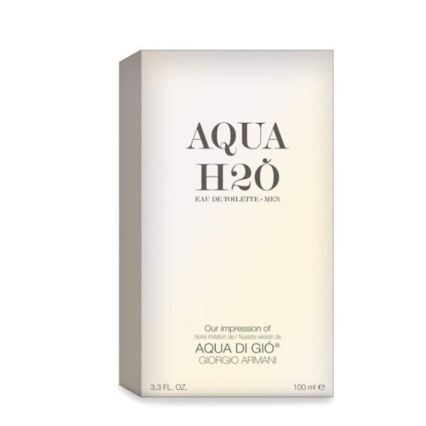 Aqua H20 Cologne Spray - Aqua Di Gio Alternative, Impression, Version or Type