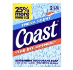 Coast Fresh Scent Soap, 2-ct. Packs