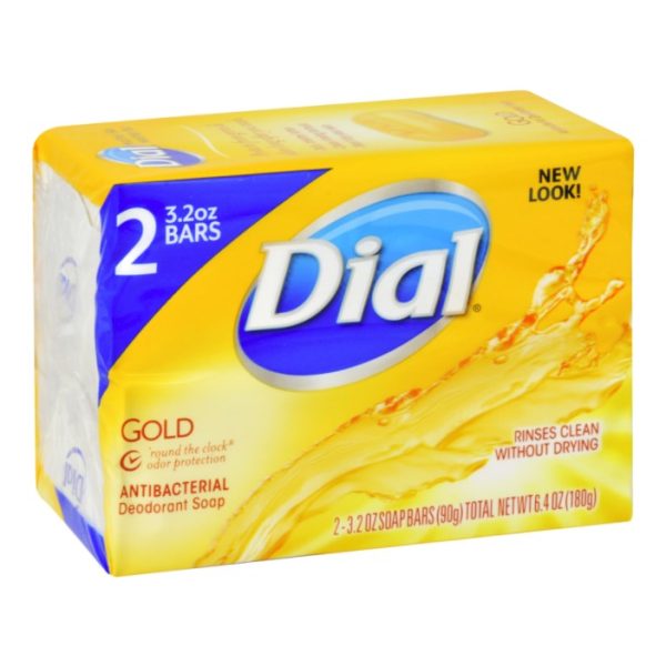 Dial Gold Antibacterial Deodorant Soap, 2-ct. Packs