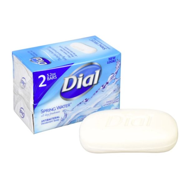 Dial Spring Water Antibacterial Soap, 2-ct. Packs