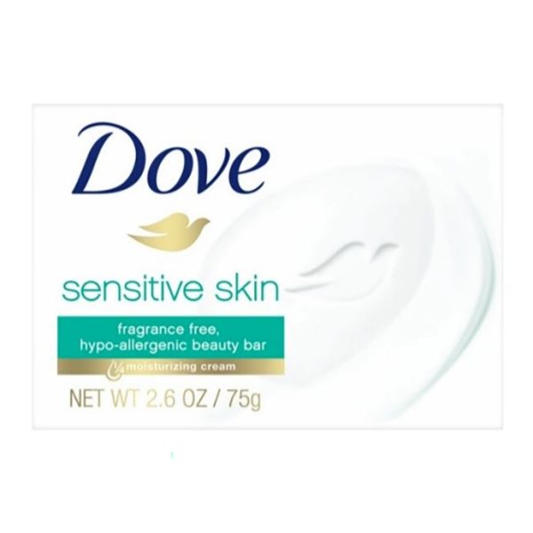 Dove Beauty Sensitive Skin Soap Bars, 3.17-oz.