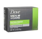 Dove Men+ Care Extra Fresh Scented Body and Face Bars, 2.6 oz. 1