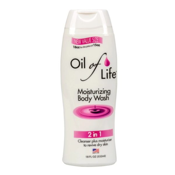 Oil of Life Moisturizing Body Wash, 18 oz. Bonus Bottles