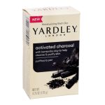 Yardley Activated Charcoal Moisturizing Bath Soap, 4.25 oz. Bars