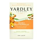 Yardley Shea Buttermilk Sensitive Skin Soap, 4.25 oz. Bars