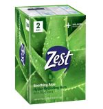 Zest Soothing Aloe Soap Bars, 2-ct. Packs 3