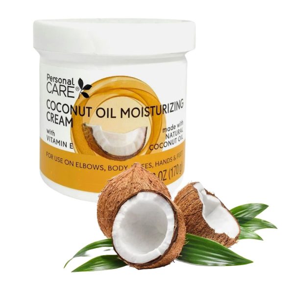 Coconut Oil Moisturizing Body Cream Infused with Vitamin E