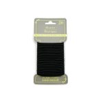 Black Elastic Ponytail Holders, 20 pk.