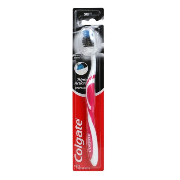 Colgate(R) Triple Action Charcoal Toothbrush