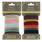 Elastic Hair Ties, Salon Quality - 20ct.