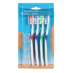 Ultra Soft Toothbrushes with Travel Caps - 4ct. Packs