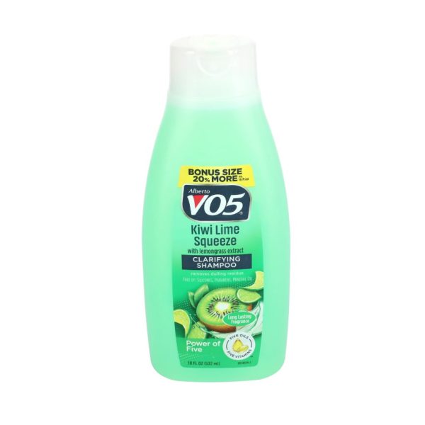 VO5 Kiwi Lime Squeeze Clarifying Shampoo, 18 oz.